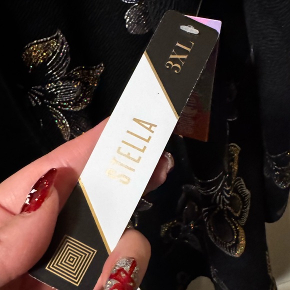 Lularoe Elegant Floral Stella. 3XL. NWT - Picture 8 of 9